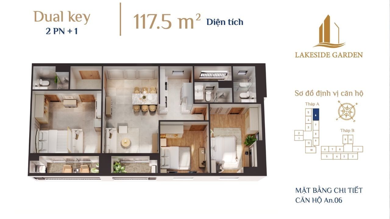 thiet ke chi tiet can dual key 117m2 chung cu lakeside garden thiet ke chi tiet can dual key 117m2 chung cu lakeside garden