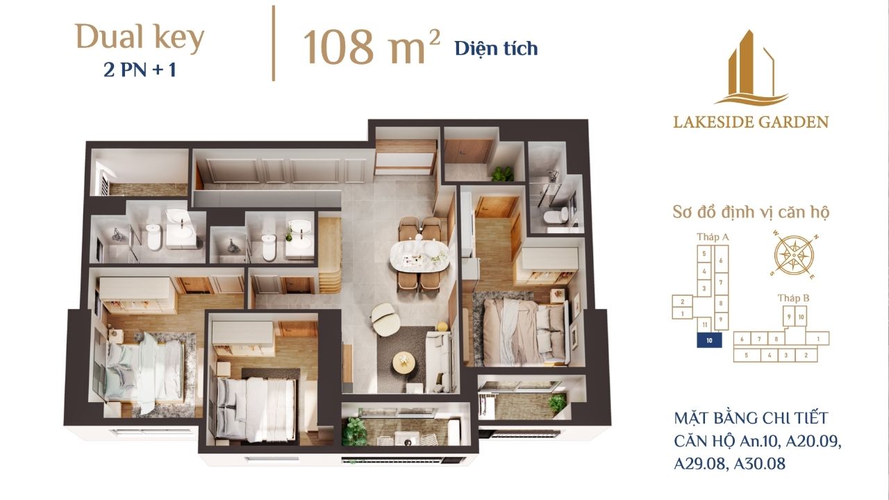 thiet ke chi tiet can dual key 108m2 chung cu lakeside garden hai phong thiet ke chi tiet can dual key 108m2 chung cu lakeside garden hai phong