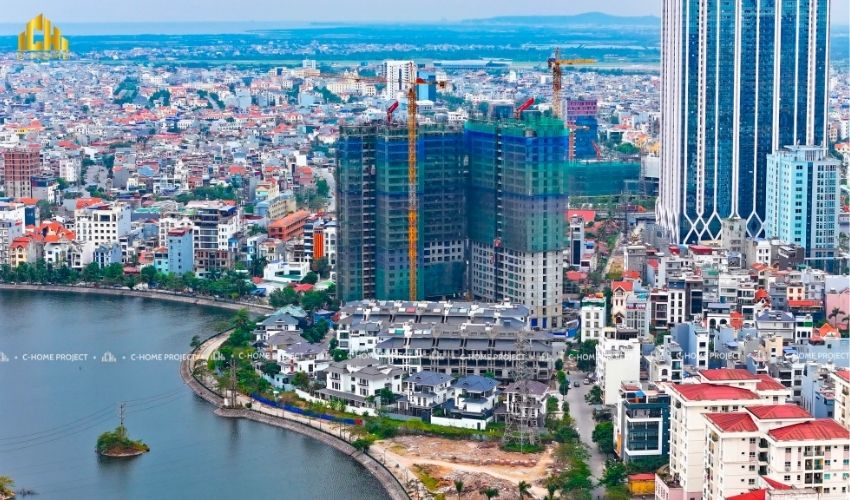Cập nhật tiến độ xây dựng dự án Lakeside Garden Phương Lưu tiến độ xây dựng Lakeside Garden Phương Lưu